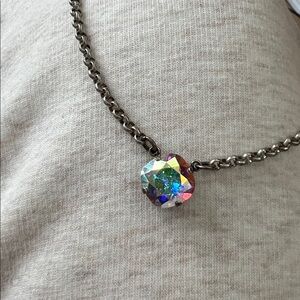 Aurora borealis Crystal Necklace